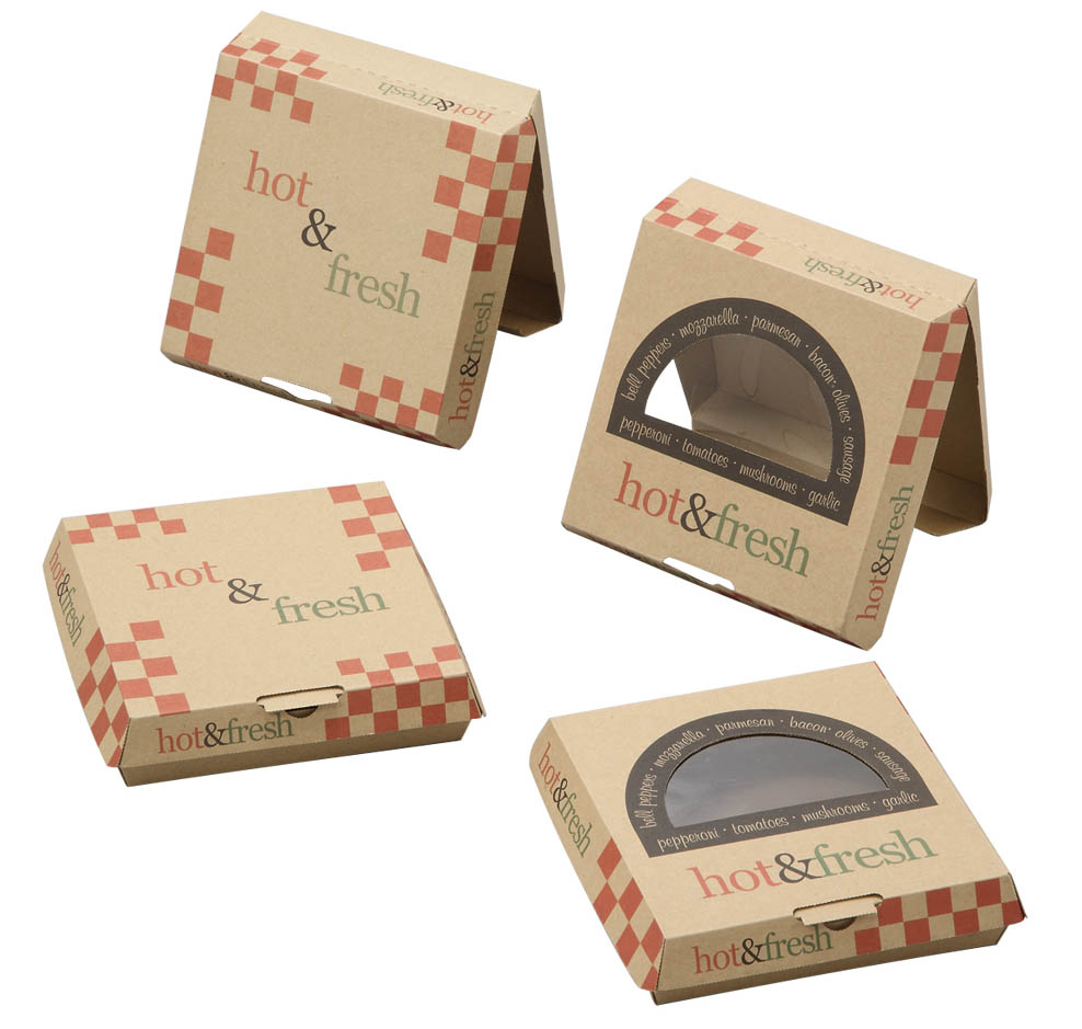 W Packaging Plain Pizza Box, 14, Kraft, 50 ct
