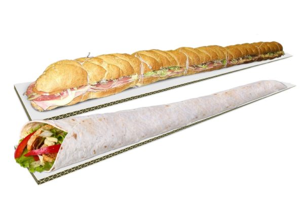 Sandwich & Burrito Board – White/Kraft