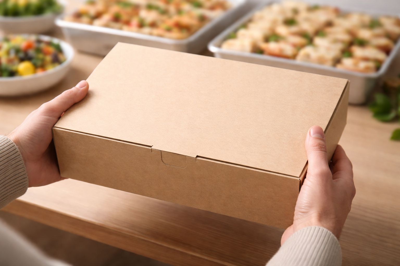 spring catering packaging