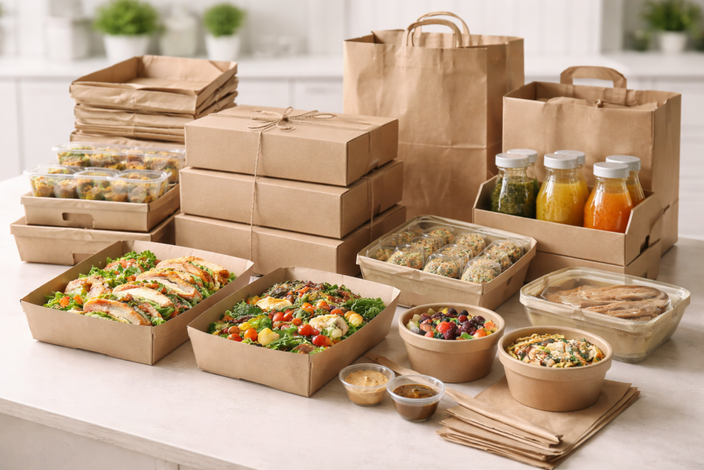 spring catering packaging