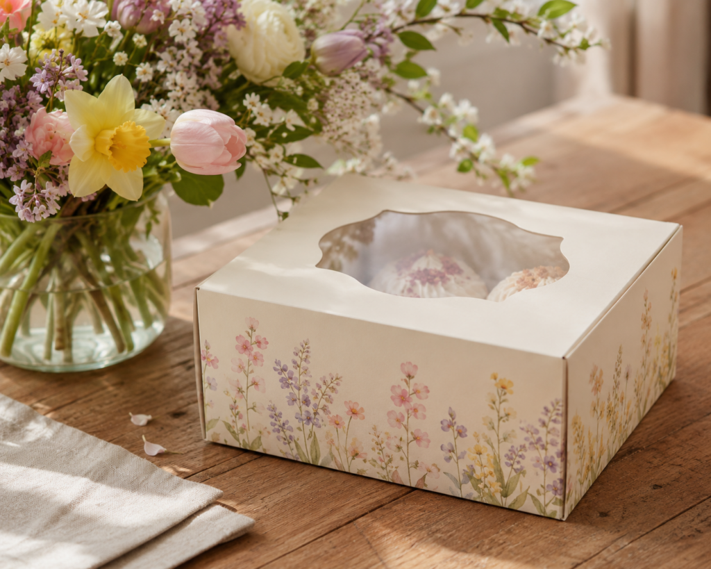 spring bakery packaging